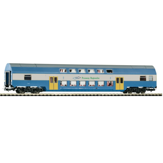 PIKO 97059 , Wagon piętrowy 2 klasy „Bohun” PKP Przewozy Regionalne, Stacja Leszno , H0 1:87